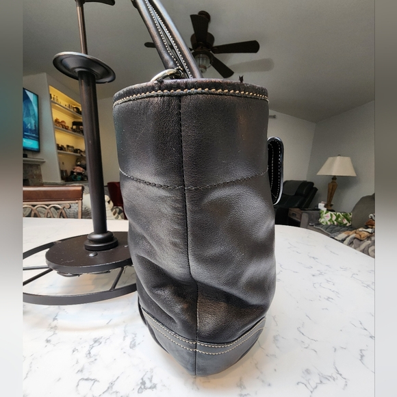 COACH Vintage 2004 Soho Soft Leather XL Carryall Tote Bag. Black K04S-5770 EUC - Picture 3 of 16